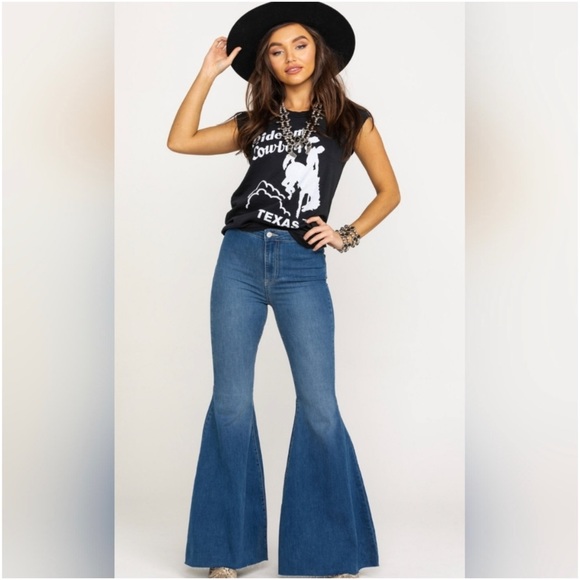 Free People Just Float On Flare Jeans SZ 26 - Picture 16 of 16